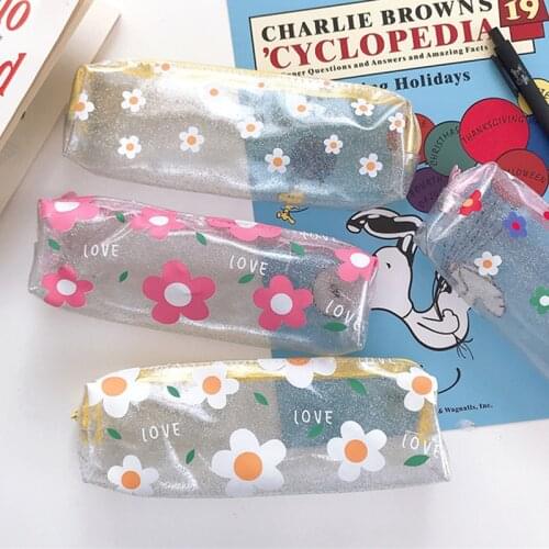 Transparent Big Pencil Case PVC School Supplies Pencil Bag Stationery Gift School Back To School Pencil Box 2021 NEW