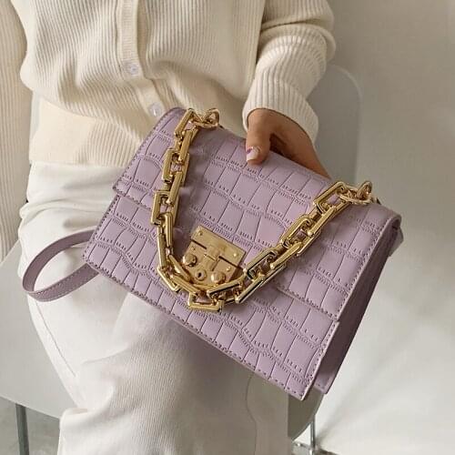 Luxury Crocodile Pattern Crossbody Bags For Women Large Capacity Messenger Bag Pu Leather Alligator Handbags Shoulder Bags