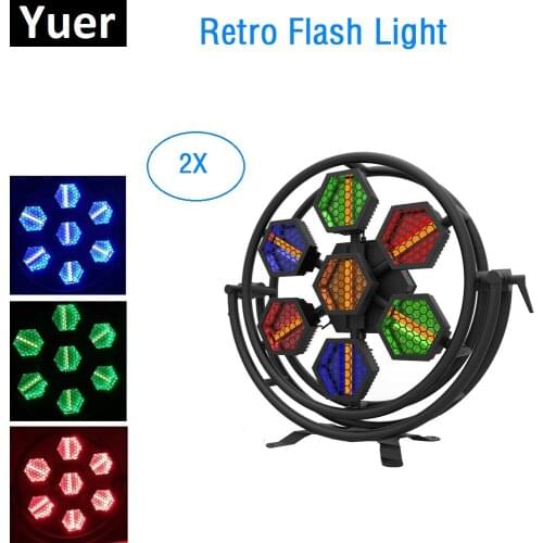 Stage Lighting Effect Dj Equipments 7X60W LED Retro Flash Light LED Wash Light For Party Wedding Decorations Club Disco Bar