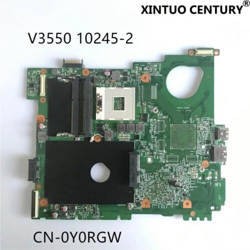 CN-0Y0RGW Mainboard for DELL Vostro 3550 V3550 10245-2 laptop motherboard HM67 UMA DDR3 100% tested working