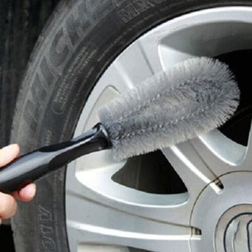 Car Wheel Hub Tire Cleaning Brush Bicycle Truck Wheel Rim Washing Cleaner Scrub Tool Auto Accessories Motorcycle