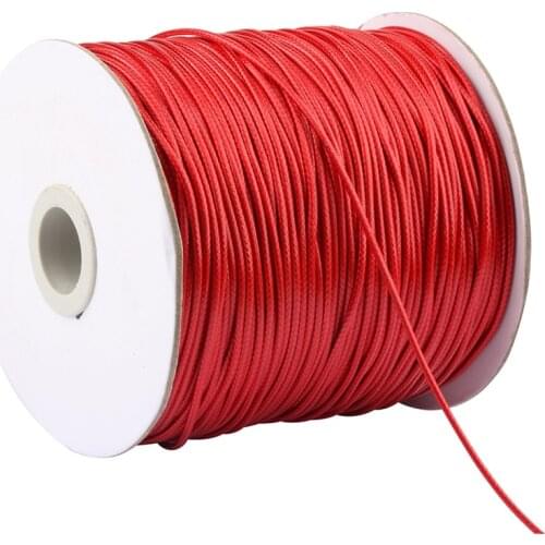 1.5mm Korean Waxed Polyester Cord 150 Meters/Roll Waxed Thread String Strap Necklace Rope Bead DIY Jewelry Making for Bracelet