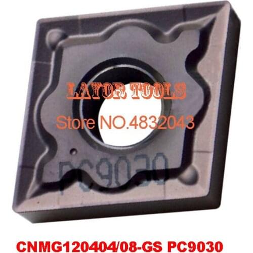 10PCS CNMG120404-GS PC9030/CNMG120408-GS PC9030,carbide Turning Inserts For Steel,special Purpose Vehicle Lathe Blade