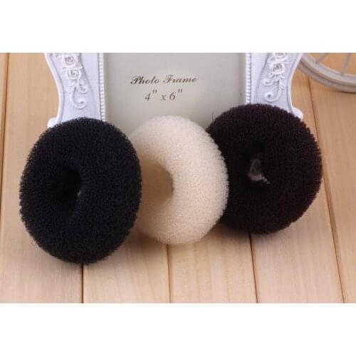 1000pcs/lot Magic Shaper Donut Hair Ring Bun Maker Fashion Christmas Party Accessories Styling Tool Hot