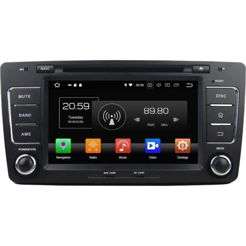 2 din 8" Octa Core Android 8.0 Car Stereo DVD Radio Navigation for Skoda Octavia 2012 4GB RAM Bluetooth WIFI USB DVR 32GB ROM