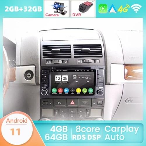 PX5 Car Radio 2 Din Android 11 With Screen For Volkswagen VW Touareg T5 Transporter Multivan Auto Audio Multimedia Have BT Dvd