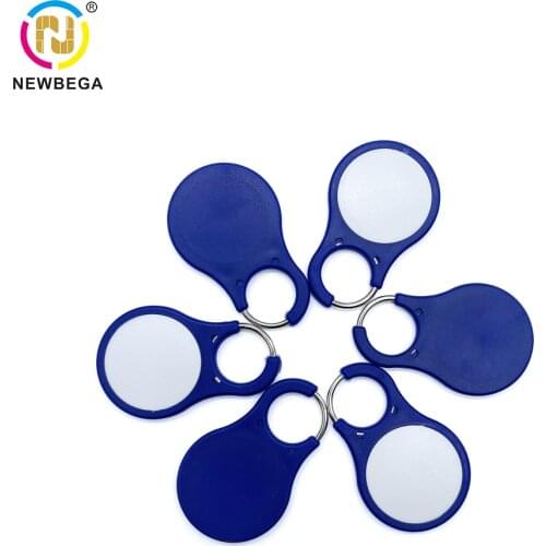 Ntag213 RFID keychain card Rewritable 13.56Mhz NFC Tags Keyfobs , the Keychain is Suitable for All NFC Products