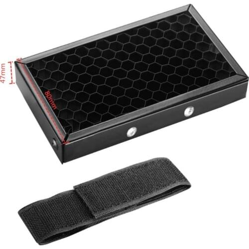 Black Honeycomb Honey Comb Grid Filter Flash Diffuser Softbox for Ni-kon Ca-non Camera