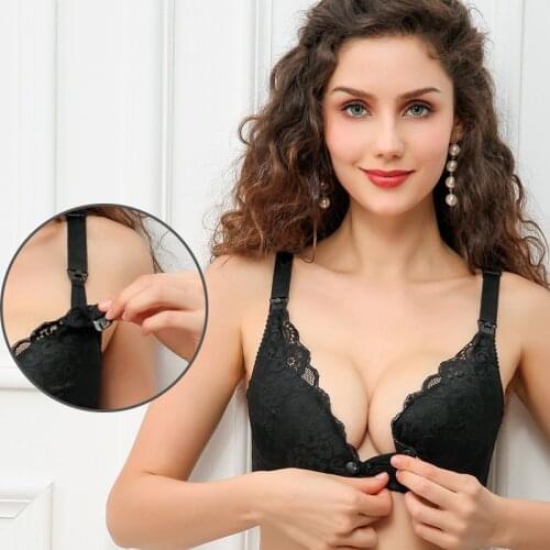 Breathable Cotton Maternity Nursing Bra Pregnancy Breast Feeding Underwear Bralette Adjusted Bra Underwear for Women