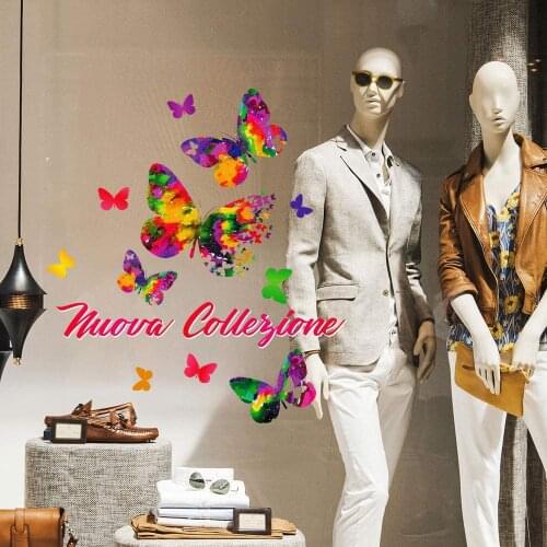 Kina UVNC0047 window sticker new spring-measurement 100x20 cm-showcases stores for new collection, stickers