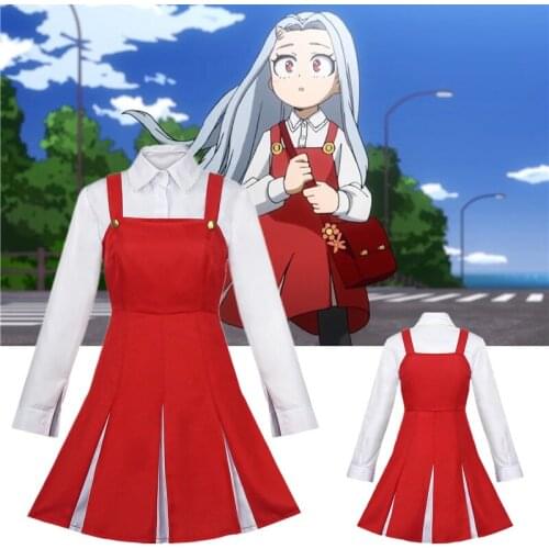 Anime Boku No My Hero Academia Eri Cosplay Costumes Set Blouse Dress Socks Accessories Girls Women Suit