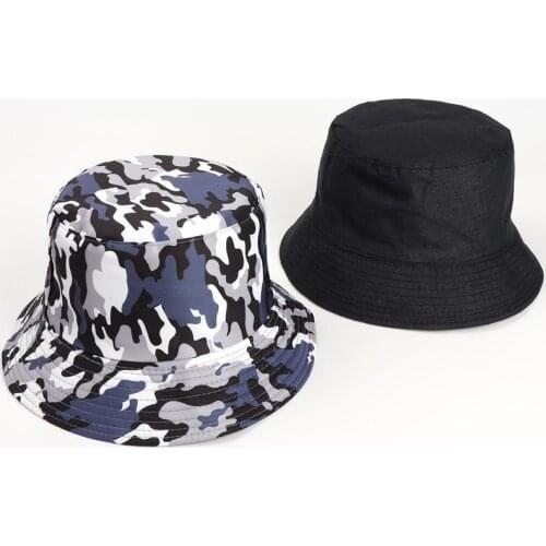 LDSLYJR Cotton camouflage print Bucket Hat Fisherman outdoor travel hat Sun Cap Hats for men and Women 30