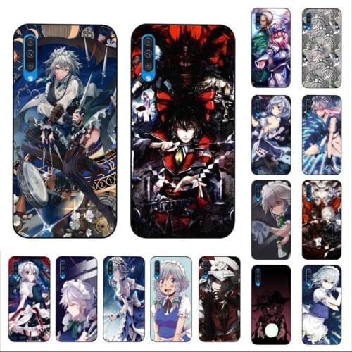 MaiYaCa touhou sakuya Phone Case For Samsung A 10s 31 40 30 70 71 51 20 30 s a7 A8 2018 Vivo Y9c