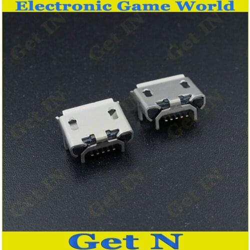 Small Ox Horn 4DIP 5P Micro USB Connector Port Charging Socket for Tablet PC Mobile Phone Netbooks USB Data Sockect 1000pcs/lot