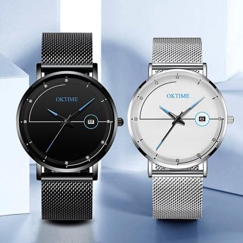 Fashion Men Watch with Calendar Quartz Watch Simple Classic Business Watch for Men NYZ Shop