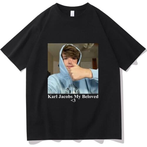 Quackity My Beloved T Shirt Summer Hip-hop Style T-shirt Homme Tshirt Oversized All-match Short Sleeve Tee Men