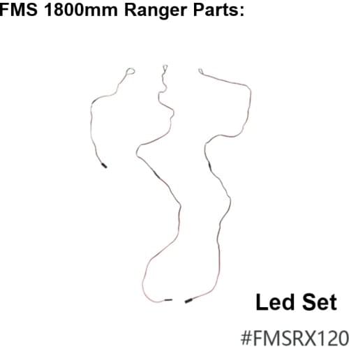 FMS 1800mm 1.8m Ranger Led Light Set FMSRX120 RC Airplane Hobby Model Plane Avion Spare Parts Accessories