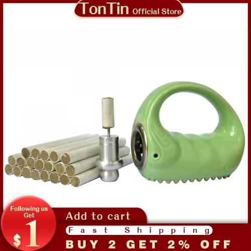Wholesale & retail new type ceramic massage device + 20 pcs moxa stick (value set)