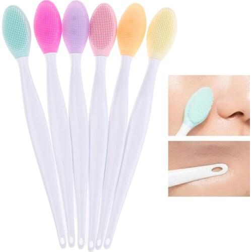 Soft Silicone Washing Remover Face Exfoliating Pore Cleaner Brush Soft Nose Brush Pore Cleaner Skin Care Massager Beauty