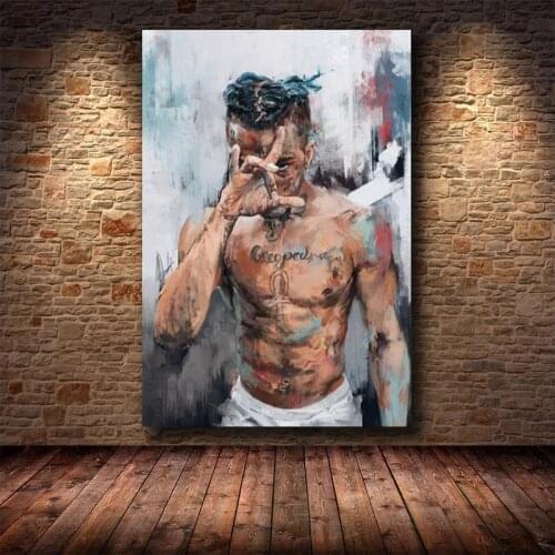 Rapper Singer Music Album Star Art Dream Poster Wall Graffiti Art Mural Art Picture on Canvas Home Design Decoration Picture