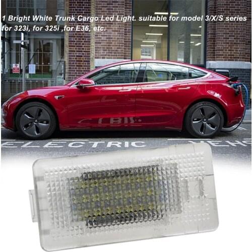 For Tesla Model X S 3 Ambient Light LED Car Door Footwell Atmosphere Interior Decorative Lamp Auto Trunk Lighitng Ultra Bright