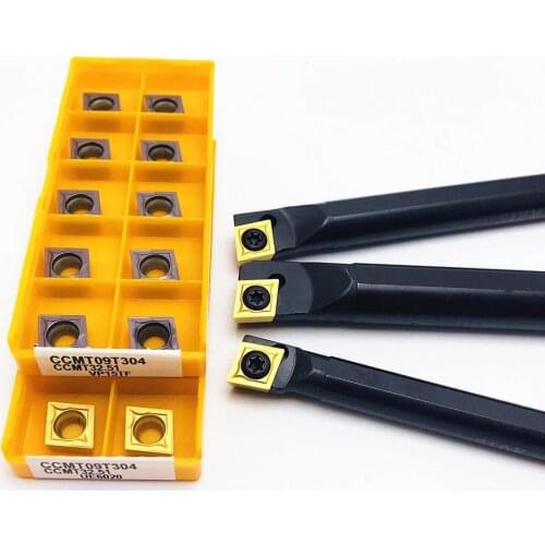S10K/S12M/S14N/S16Q/S18Q/S20R SCLCR09 95 degree spiral lathe tool holder SCLCR09 boring bar CCMT09T304 carbide milling cutter