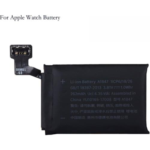 For Apple watch Series 3 4 battery A1850 A1875 A2058 A209 Rechargeable Batteries Replacement