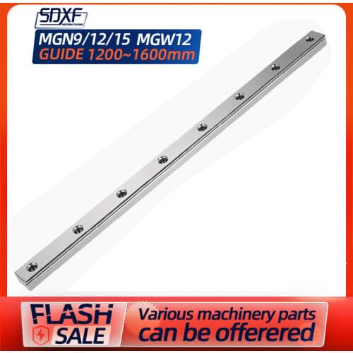 1/2PCS Domestic miniature linear guide, MGN9 MGN12 MGN15 MGW9 and length is 1200mm-1600mm