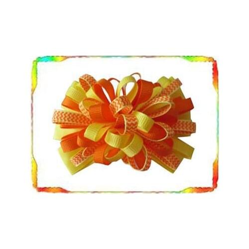 20pcs 4" Fireworks unicorn sculpture princess character angel wing JoJ style bows