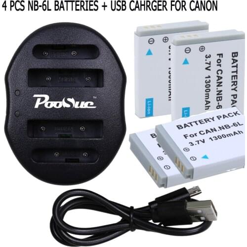 NB-6LH nb 6lh nb-6l nb6l Battery for Canon nb 6l charger HS SX520 SX530 SX540 SX600 SX610 SX700 SX710 IXUS 95 200 210 105 camera