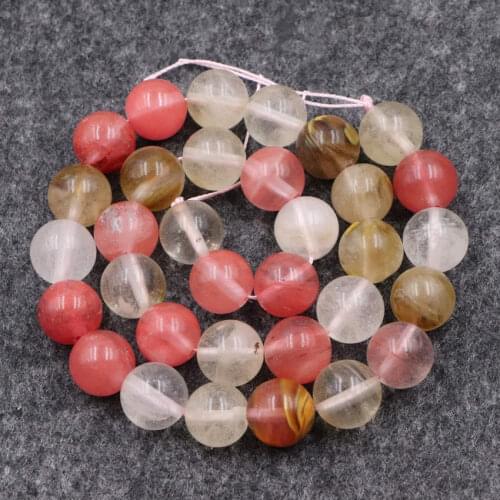 Mixed Color Watermelon Crystal Loose Spacers Beads for DIY Bracelet Necklace Tourmaline 4/6/8/10/12mm DIY Accessories 15" B228