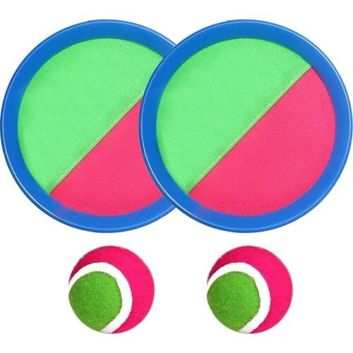 Kids Paddle Toss And Catch Ball Set Toss And Catch Game Sports Set 2 Paddle 2 Ball For Kids Adults Outdoor Game