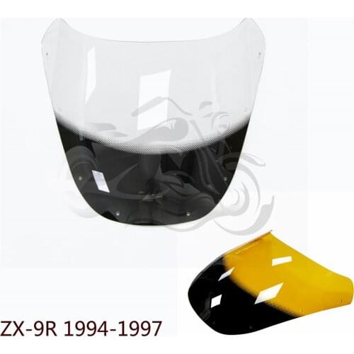Fit for Kawasaki Ninja ZX9R 1994 1995 1996 1997 Motorcycle Windshield Windscreen Wind Screen ZX-9R ZX 9R 1995 1996 Deflectors