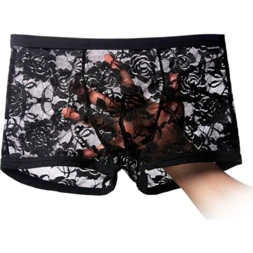 ENJOY GUGU Men's Transparent Briefs