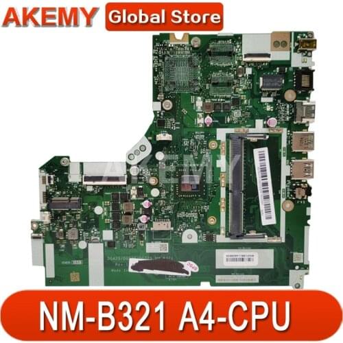 For Lenovo IdeaPad 320-15ACL 320-15AST Laptop Motherboard DG425 DG525 DG725 NM-B321 A4-CPU Motherboard tested 100% work