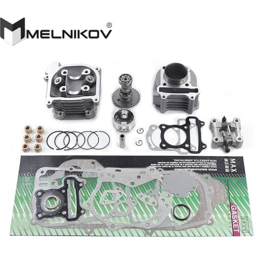 GY6 50cc 80cc upgrade to 100cc 50mm cylinder Roller camshaft Kit Scooter 64 valve arm 137QMA 139QMB 1P37QMP Chinese Scooter