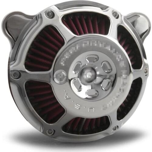 Chromed Air cleaner intake for harley FLD Dyna Switchback FLSTF Fat Boy FXDF Fat Bob FXSTB Night Train 99-15