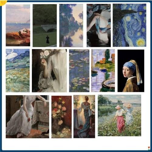 Art painting Stickers Crafts And Scrapbooking stickers book Student label Decorative sticker DIY Stationery