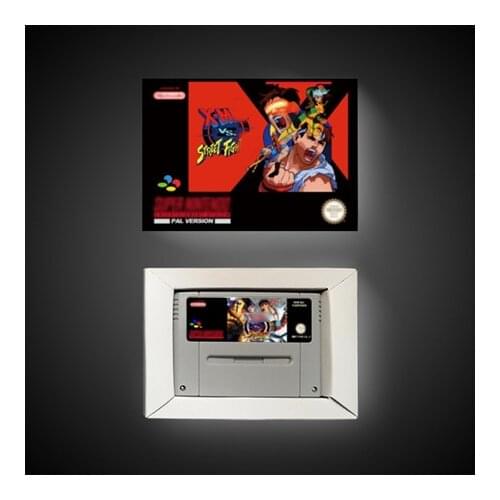 X-Mens Game VS. Street Game Fighter - EUR Version Action Game Card with Retail Box