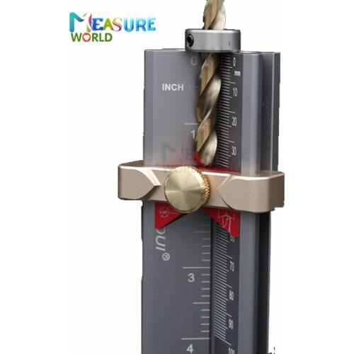 Drill Limit Ring Installation Aid Router Saw Table Height Gauge Drill Angle Measurer Ruler Multi-functional Woodworking Tools