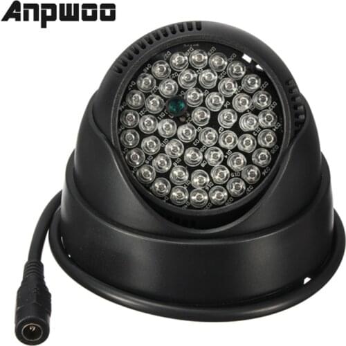 ANPWOO 360 Degree Rotate 48 LED For IR Infrared Night Vision Assist LED Lamp For CCTV Surveillance Security Camera