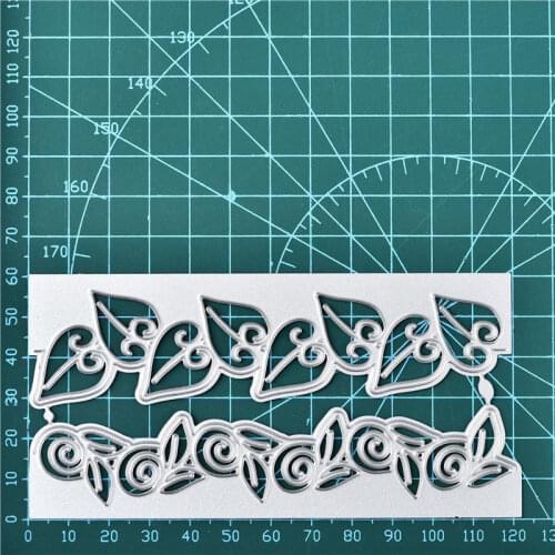 YaMinSanNiO Cutting Dies Metal Dies Leaf Line Die Scrapbooking Album Card Making Embossing Stencil Die Cut Decoration Frame Dies
