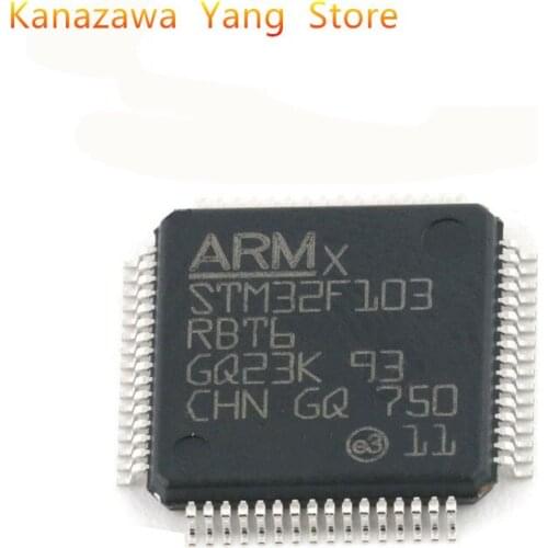 1 Piece 5 Pieces/Batch Brand New STM32F103RBT6 STM32F103 RBT6 LQFP64 Microcontroller Chip Spot stm32f103rbt6 Best Quality