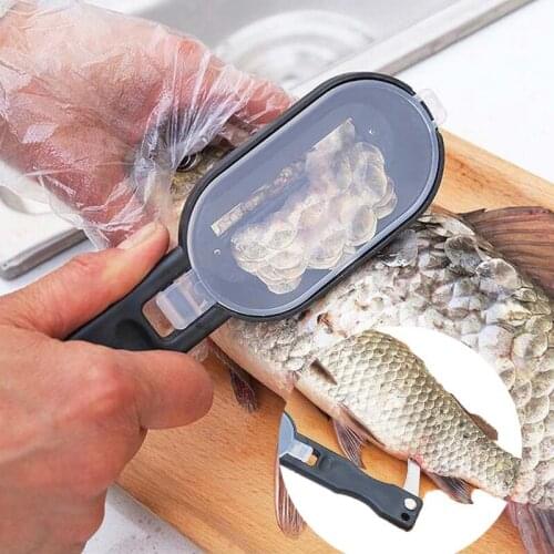 Multipurpose Fish Scales Scraping Graters Fast Remove Fish Cleaning Peeler Scraper Kill Fish With Knife Machine Eco-Friendly