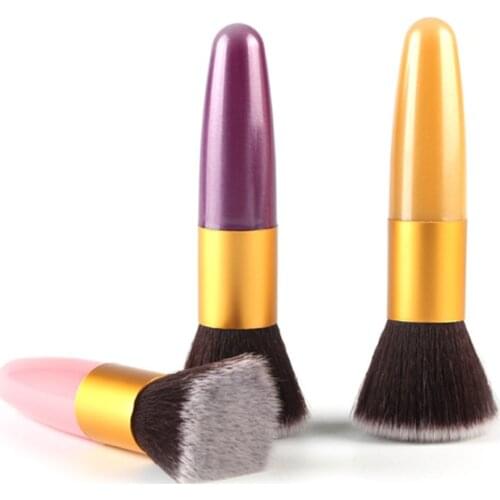 1Pcs Flat Makeup Brushes Powder Liquid Foundation Blush Brush Concealer Contour Facial Make Up Brushes Basic Tool