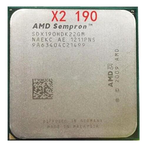 FREE SHIPPING AMD X2 190 Socket FM3 2.5GHZ 45nm TDP 65W SDX190HDK22GM Duad Core Desktop scrattered pieces