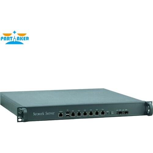 Partaker F9 H67 8 Lan 1U Network Server Firewall Appliance With Intel i5 3470 2G RAM 8G SSD