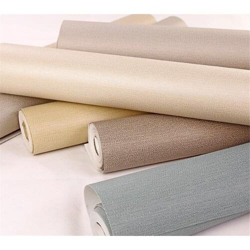 Modern high quality WallPaper Solid Color Non Woven Wallpaper Living Room Tv Sofa Background wall papers home decor Beibehang
