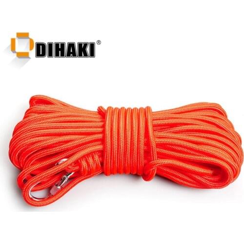 Outdoor Rock Climbing Safety Rope Survival Escape Rope Ice Climbing Equipment Fire Rescue Parachute Rope 10M/20M/30M