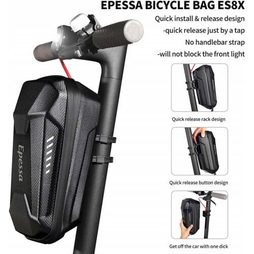 1PCS Electric Scooter Bag Foldable Bicycle Handlebar Bag For Other Electric Scooter Skateboard Accessories Cycling Supplies